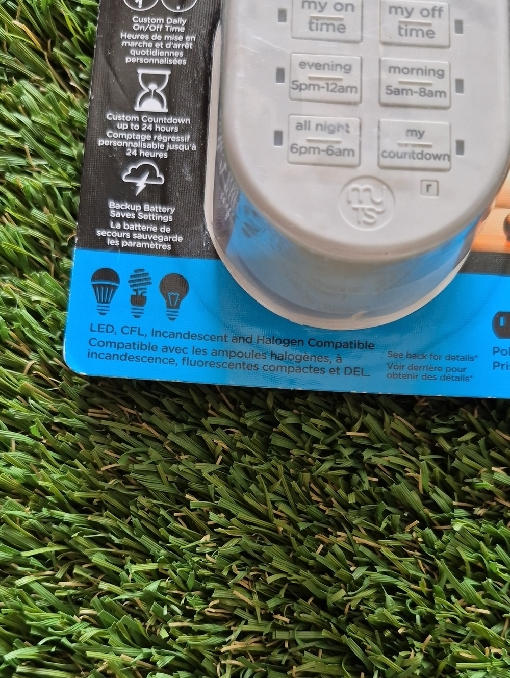 myTOUCHSMART Simple Set Plug-In Timer - Indoor Digital Compatible All Kind - Picture 2 of 5